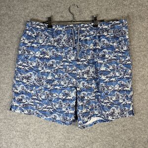 Peter Millar Lined Swim Trunks Drink and Swim Print Mens Size 2XL‎